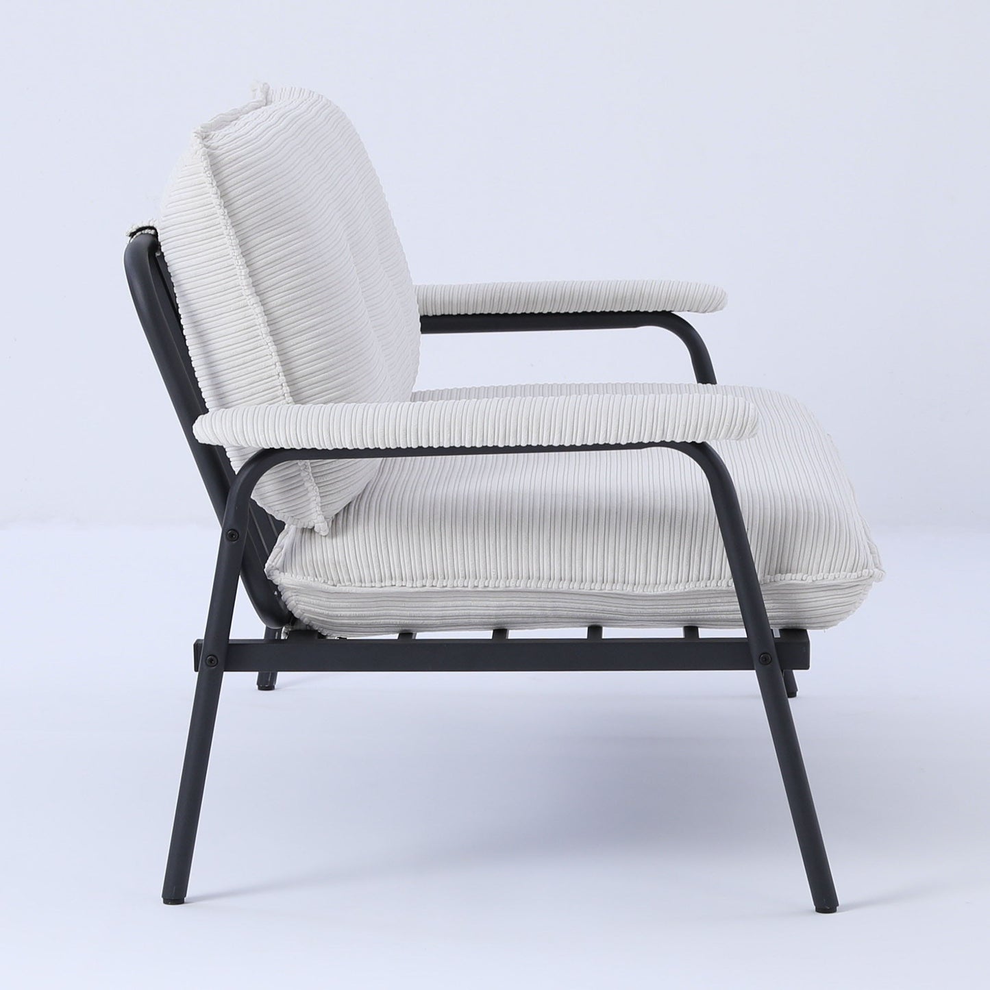 Modern Metal Frame Sofa and Compact Design