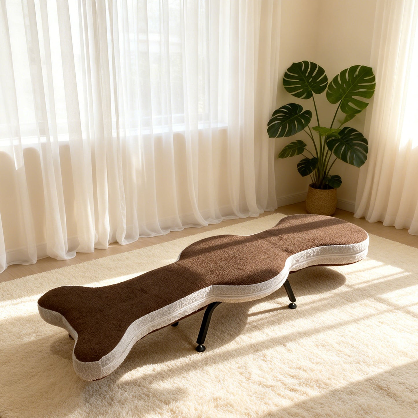 Cozy Foldable Lazy Sofa and Teddy Velvet Chair