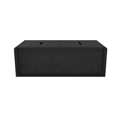 Rivington sideboard black woodgrain with soft-close doors and adjustable shelves on Tampa Home & Garden Store