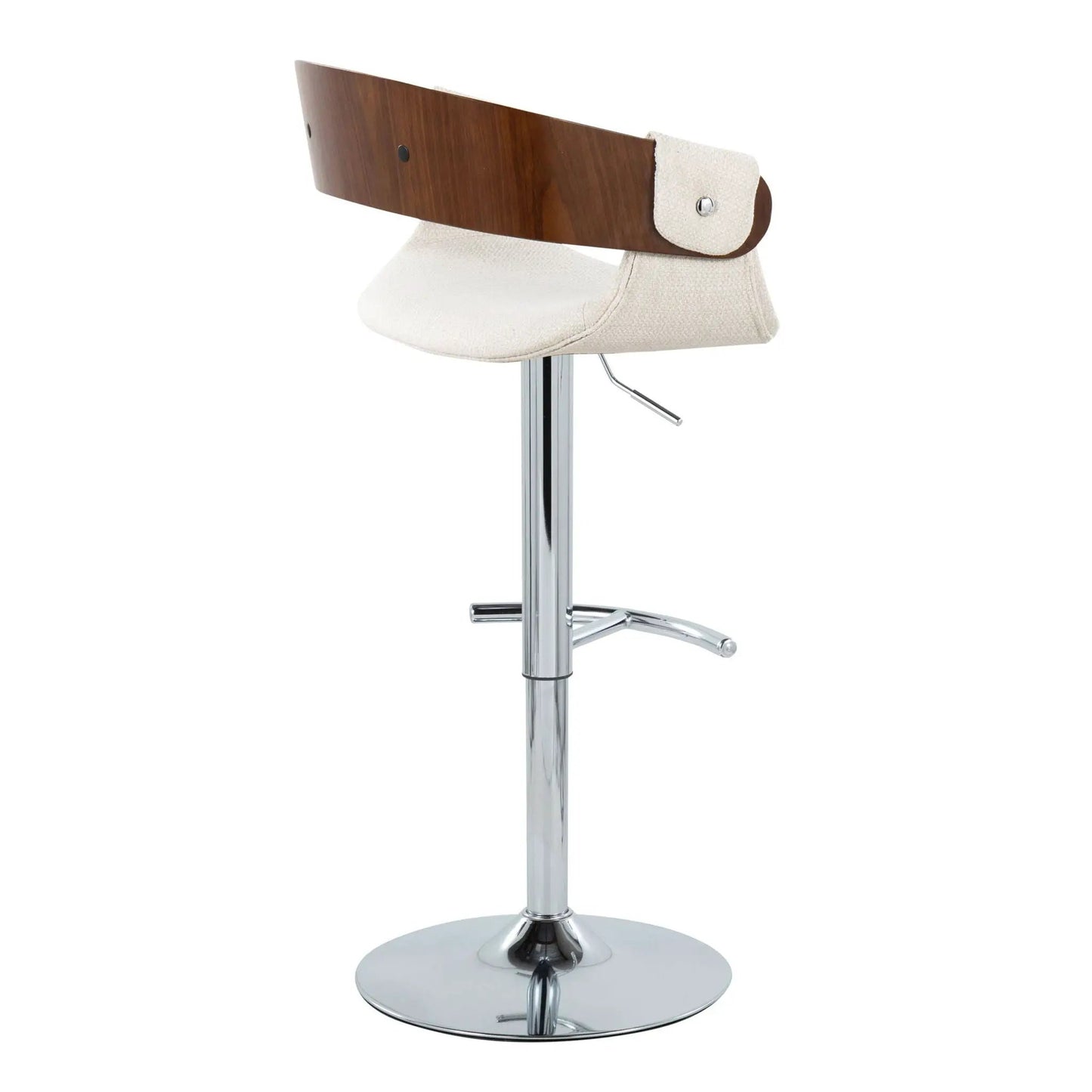 Elisa Mid Century Modern Barstool Swivel Set of 2
