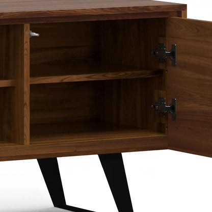 Lowry Handcrafted TV Media Stand With Doors