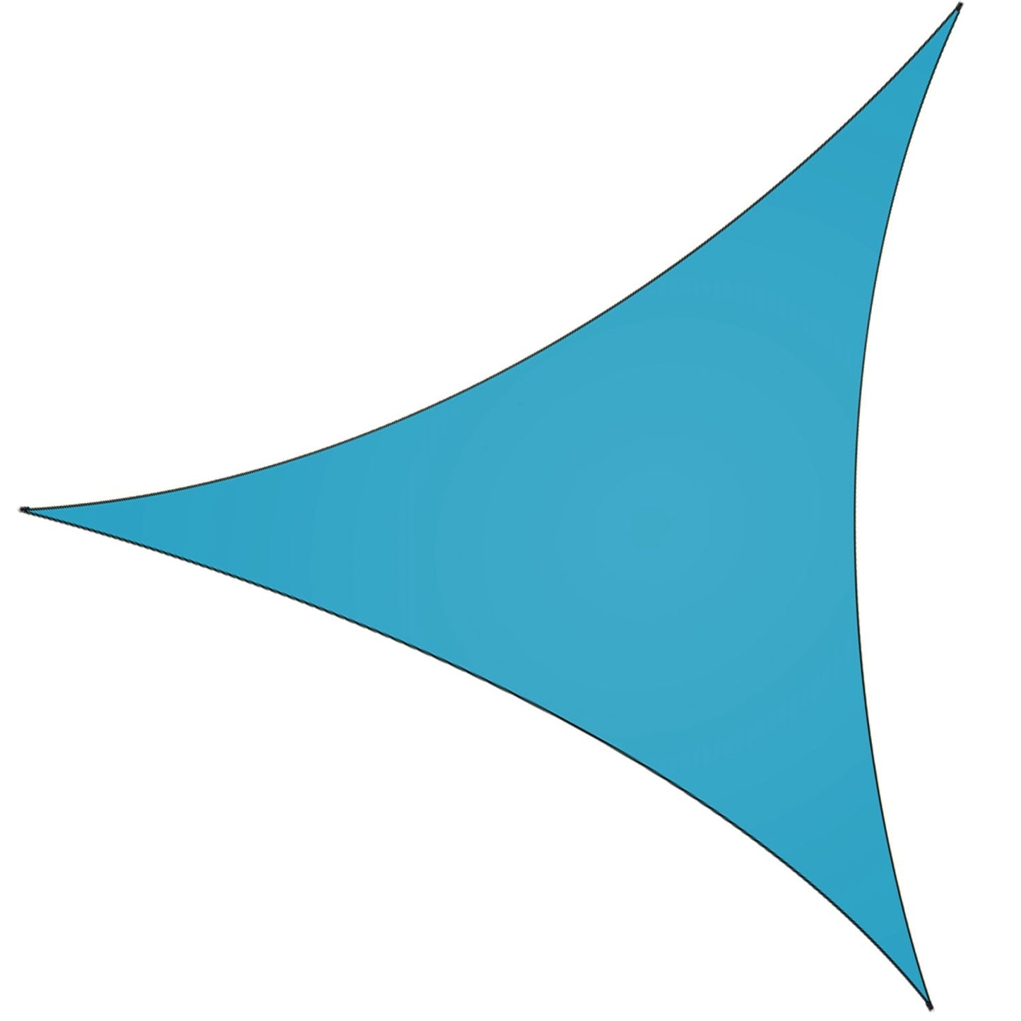 GemGear blue triangle shade sail for outdoor patio and playground use on Tampa Home & Garden Store
