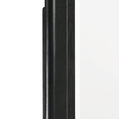 Black bedroom wall mirror with deep frame Opel on Tampa Home & Garden Store
