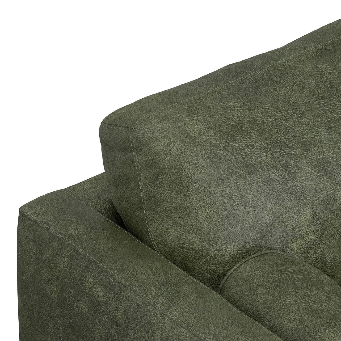 Morrison Brazilian Leather Sofa and Ottoman Set