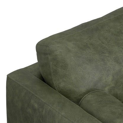 Morrison Brazilian Leather Sofa and Ottoman Set