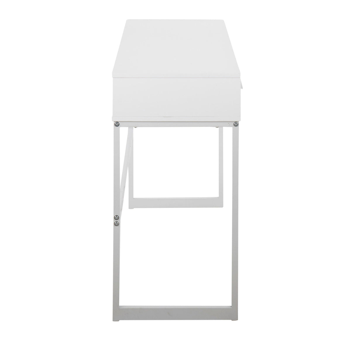 Contemporary white console table with storage drawers by HouseOfZazla on Tampa Home & Garden Store