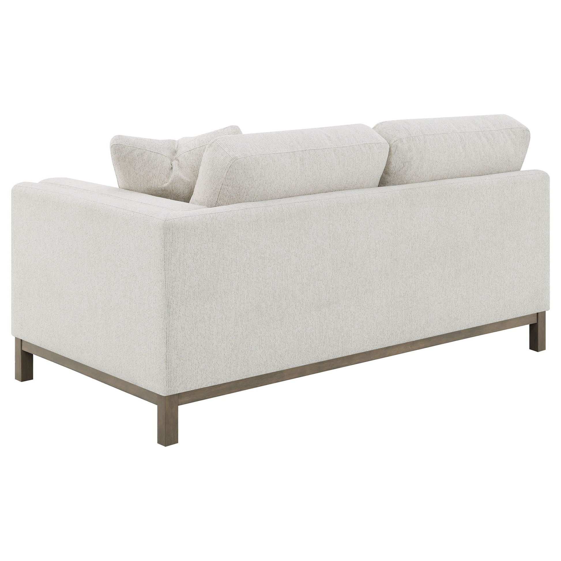 O'Brien sectional sofa with left chaise in sand fabric by HouseOfZazla, stationary on Tampa Home & Garden Store