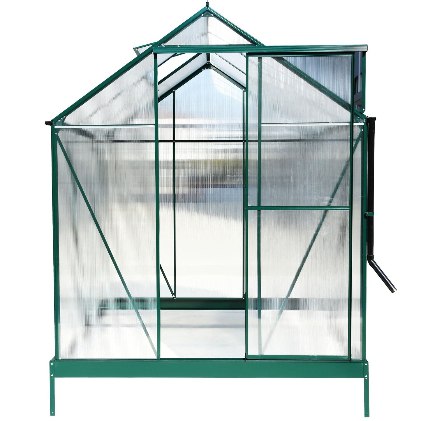 Heavy Duty Polycarbonate Greenhouse Kit and Door