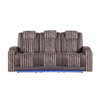 Duran Power Reclining Sofa and Drop Down Table