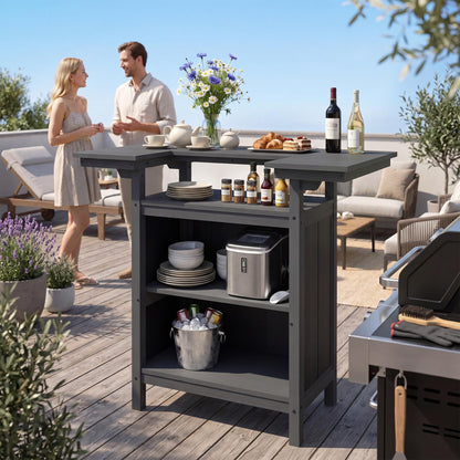 Modern Outdoor Bar and Patio Kitchen Island