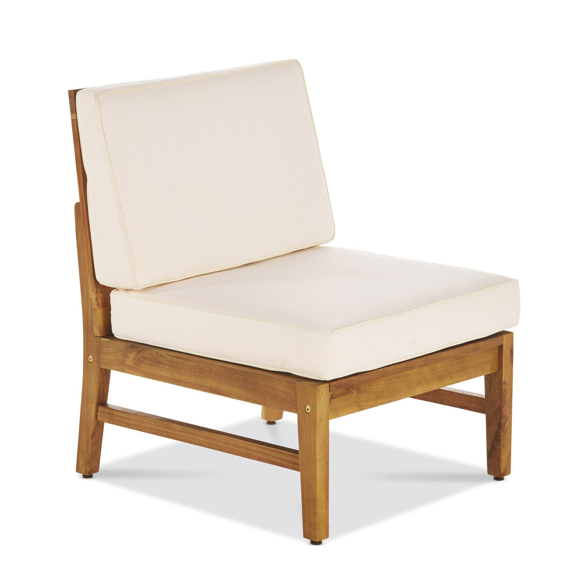 Perla 5 Pieces Outdoor Wood Patio Sofa Set