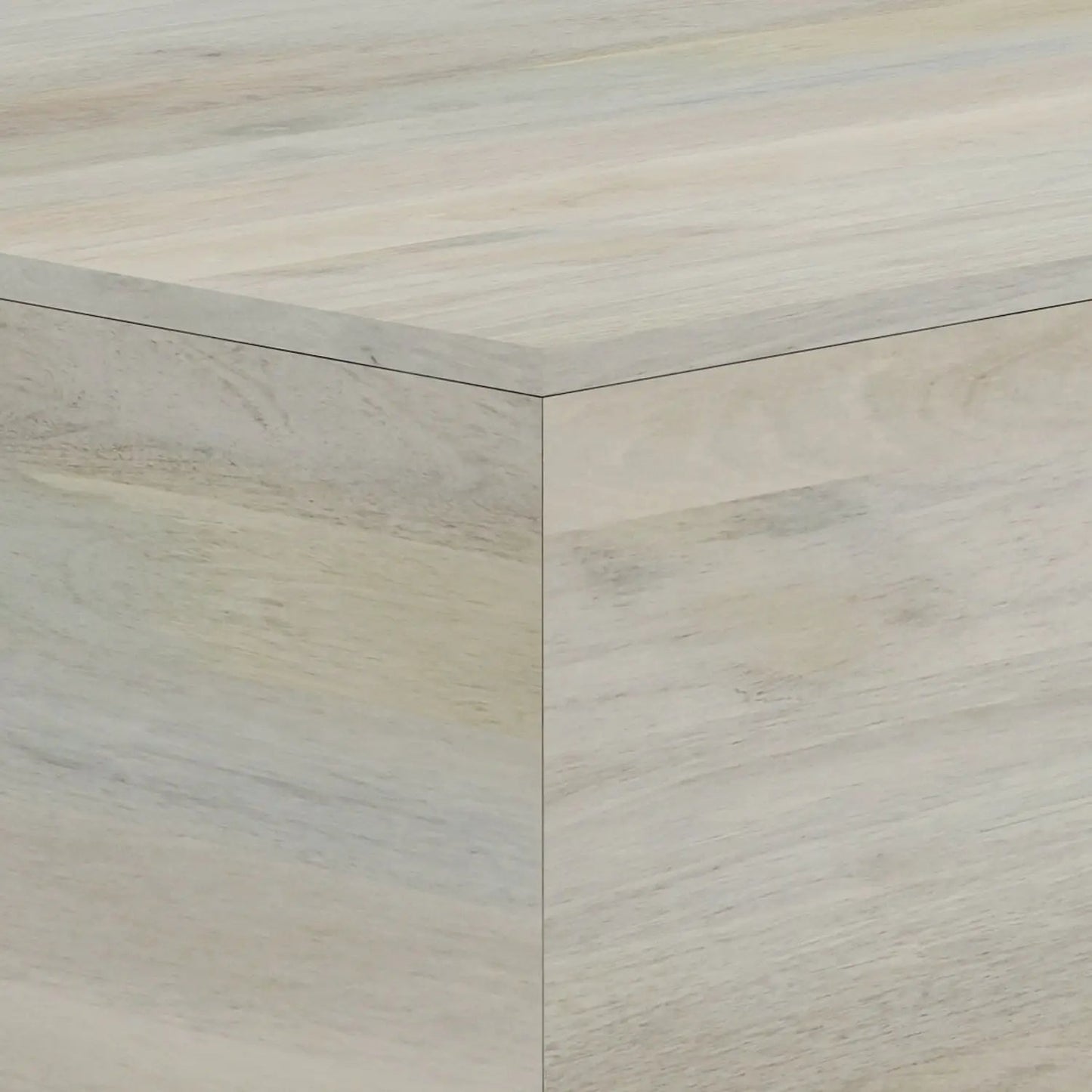 Abba Coffee Table in light wood veneer with mitered corner by Unique Piece Furniture on Tampa Home & Garden Store