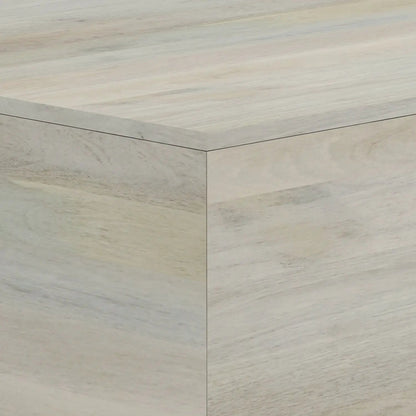Abba Coffee Table in light wood veneer with mitered corner by Unique Piece Furniture on Tampa Home & Garden Store