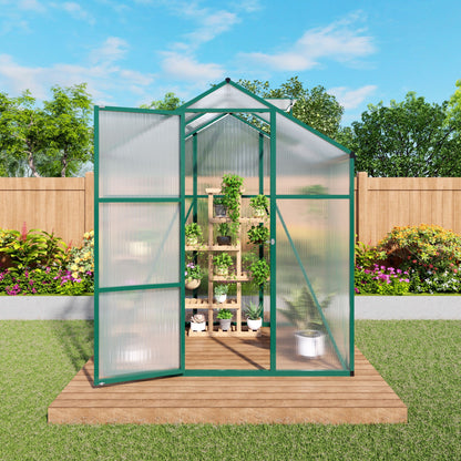 Strong Polycarbonate Walk In Greenhouse and Porch