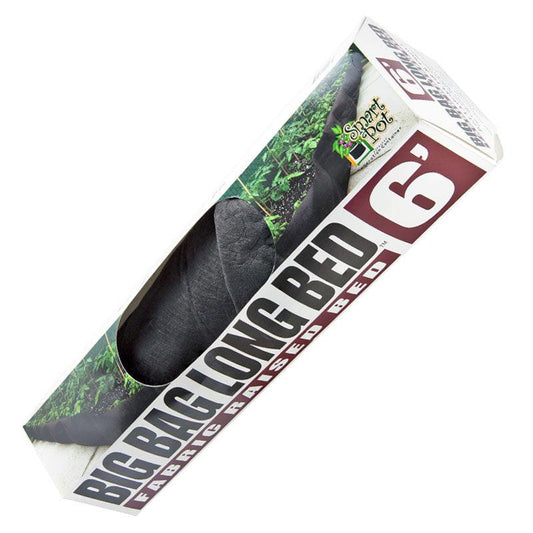 6ft x 16in Smart Pot Big Bag Long Grow Bag | Black - Tampa Home & Garden Store