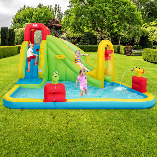 Outdoor Inflatable Water Bounce House with 480W Blower - Tampa Home & Garden Store