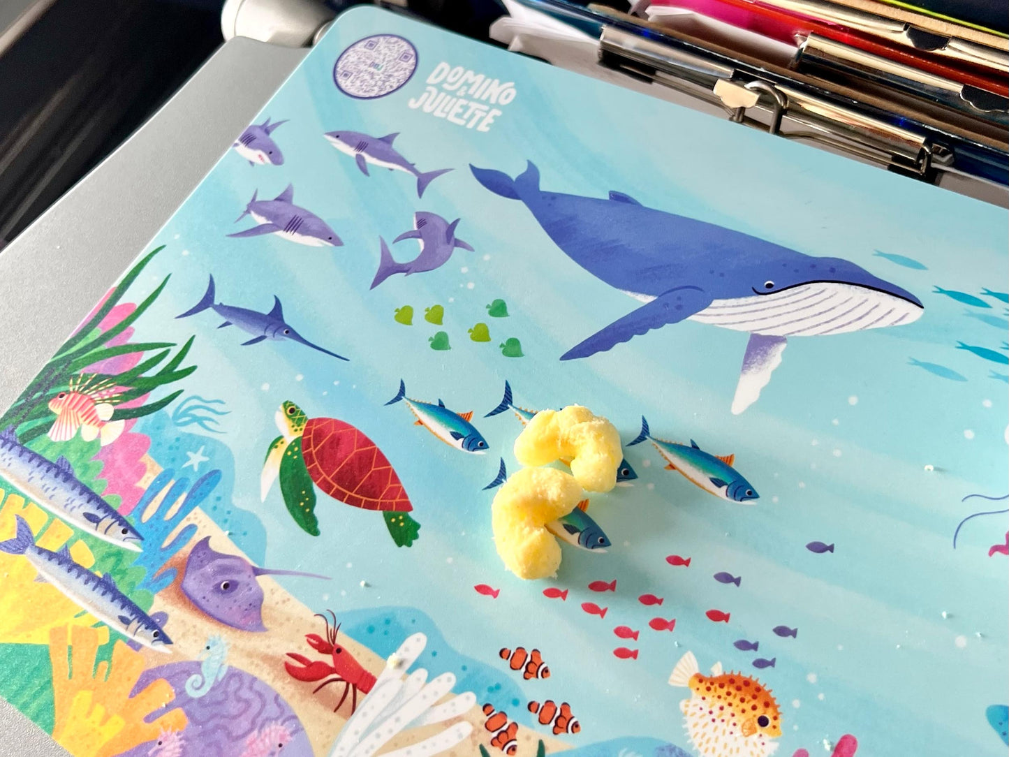 Travel Placemats 4 Pack for Kids Learning Fun