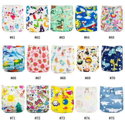 Stevvex cloth diapers 15 colorful prints pocket style with microfleece lining pack on Tampa Home & Garden Store