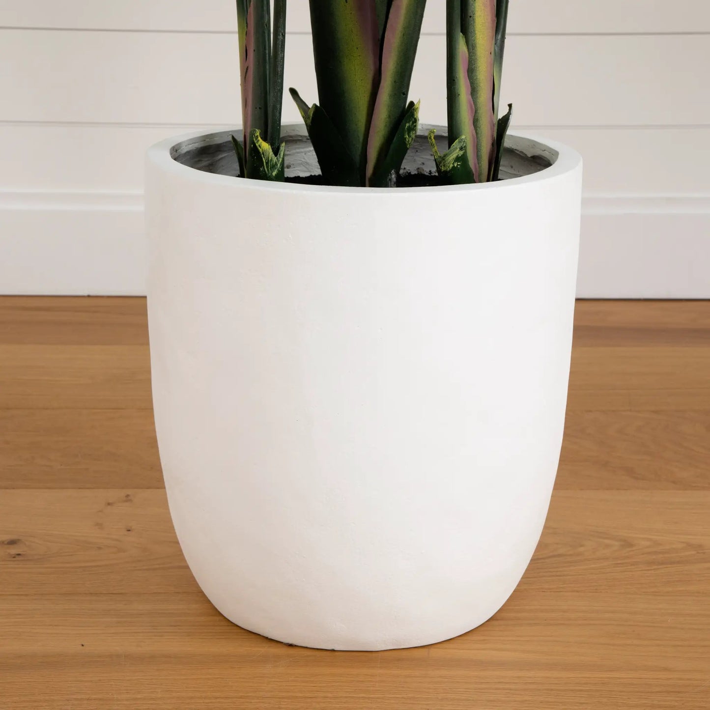7' Artificial Bird of Paradise Tree with Resin Stone Planter - Tampa Home & Garden Store