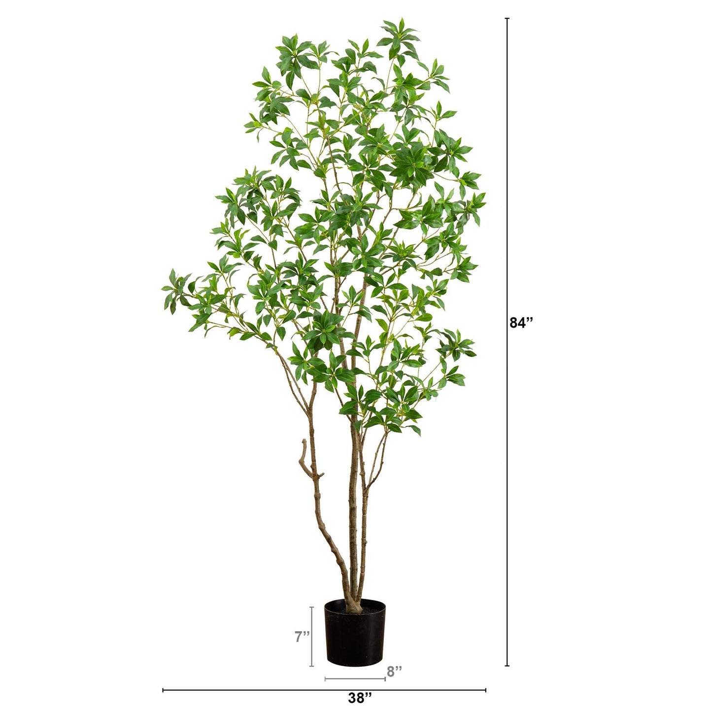 7’ Artificial Minimalist Japanese Pieris Tree - Tampa Home & Garden Store
