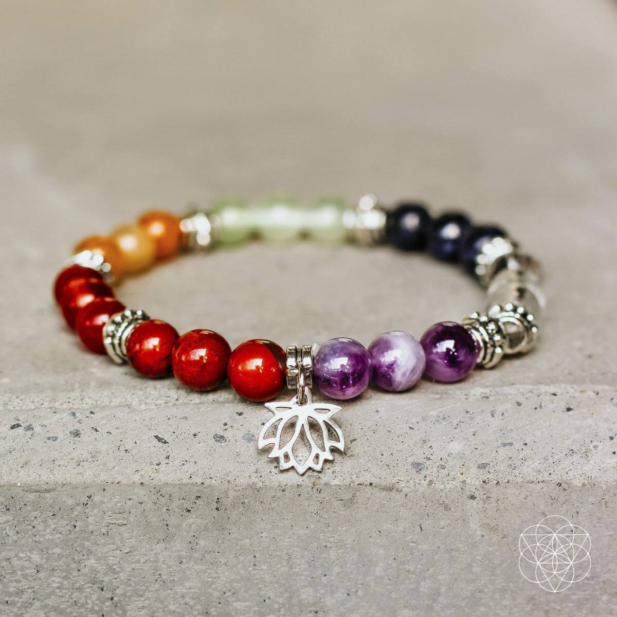 7 Chakra Bracelet and Stones Set - Tampa Home & Garden Store