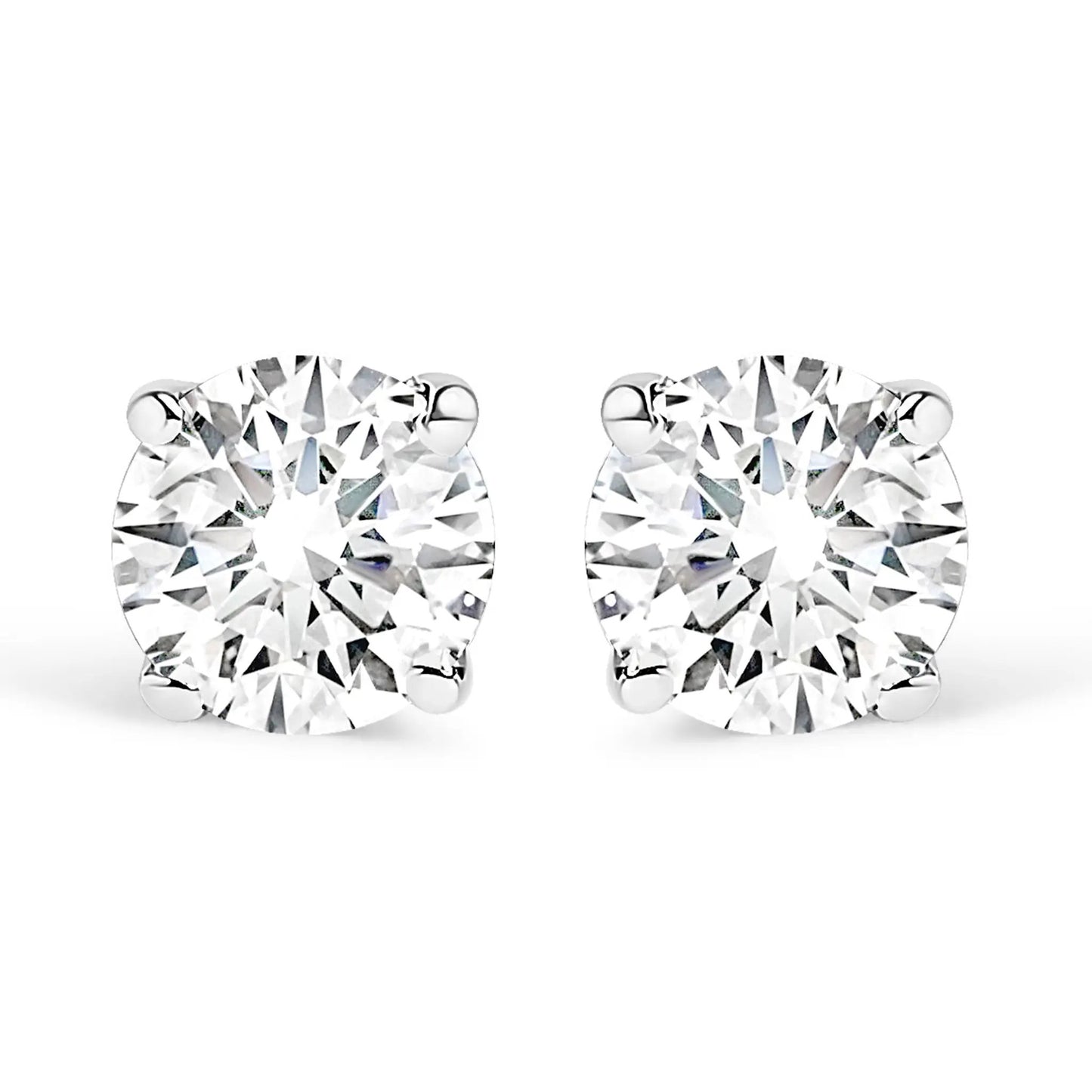 14K yellow gold lab-grown diamond solitaire stud earrings, 1.0 cttw pair, by Bids.com on Tampa Home & Garden Store