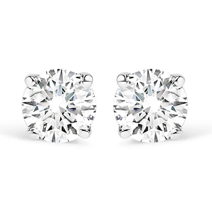 14K yellow gold lab-grown diamond solitaire stud earrings, 1.0 cttw pair, by Bids.com on Tampa Home & Garden Store