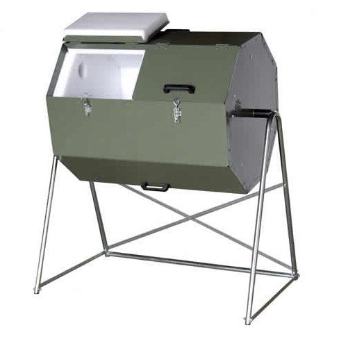 70 Gallon Tumbling Compost Bin Tumbler - Tampa Home & Garden Store