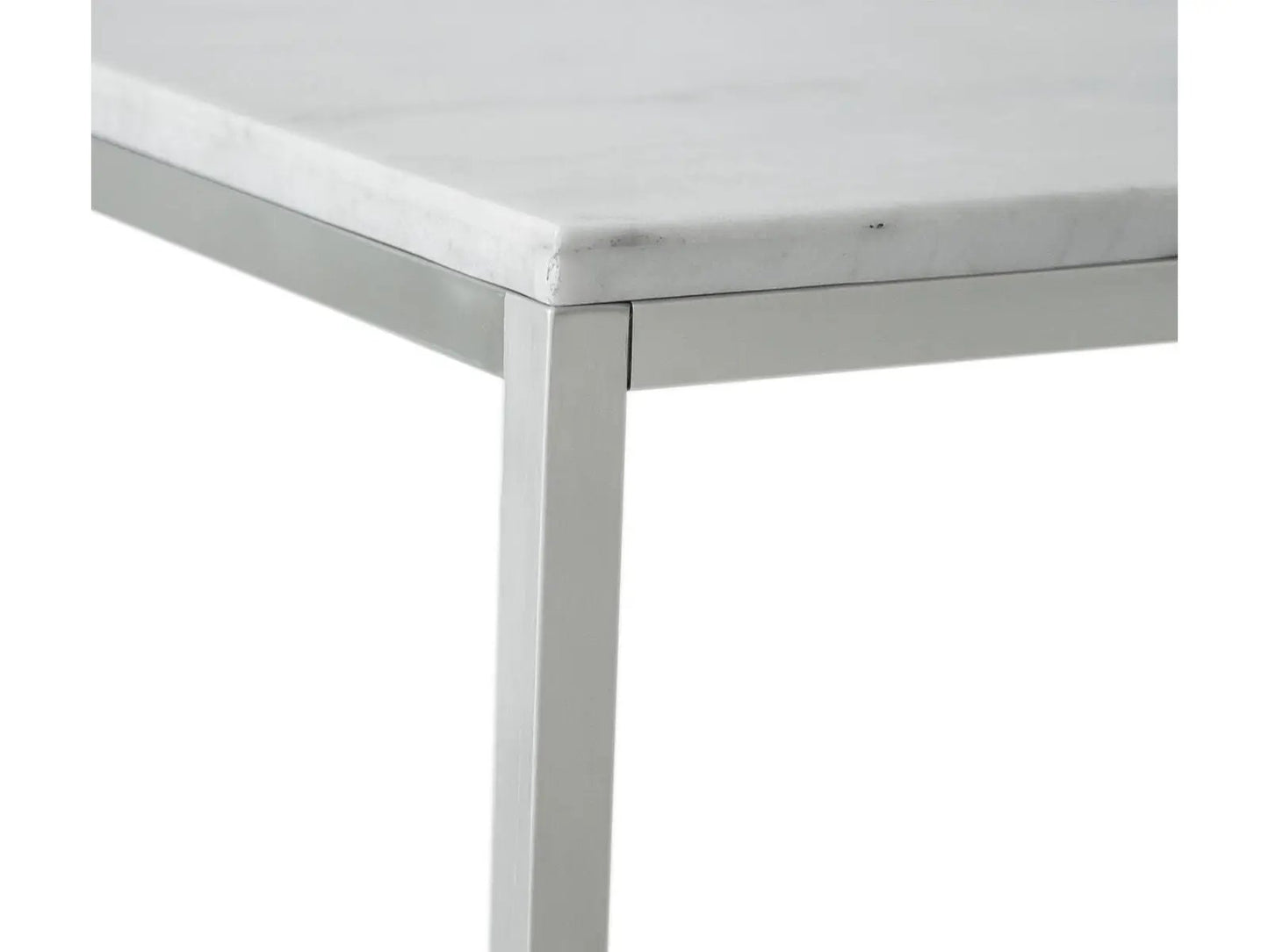 Esme Rectangular Table With Marble and Nickel