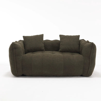 Cozy Beanbag Chair With Resilient Foam Core For 2