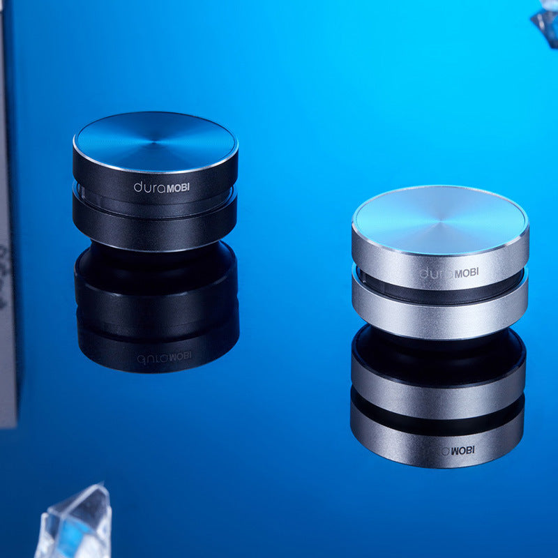 bone conduction speaker duo by duraMOBI in black and silver with blue tops wireless BT TWS on Tampa Home & Garden Store