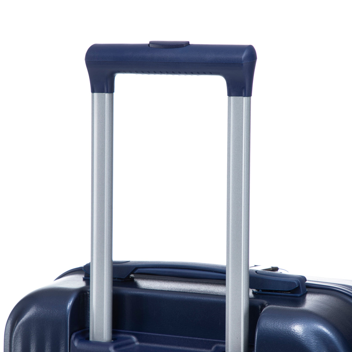 14/20 2-piece ABS spinner wheel luggage set HouseOfZazla blue with silver telescoping handles on Tampa Home & Garden Store