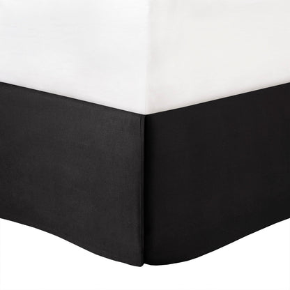 7 Piece Tufted Comforter Set in Black Cal King