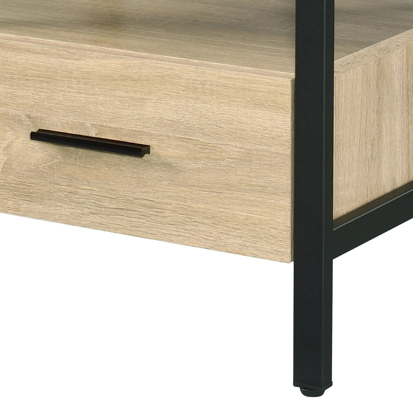 Oak finish nightstand with 1 drawer and 1 shelf by HouseOfZazla on Tampa Home & Garden Store