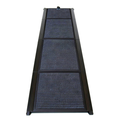 Folding Dog Ramp for Cars 63in x 17.3in blue-gray carpeted surface HouseOfZazla on Tampa Home & Garden Store