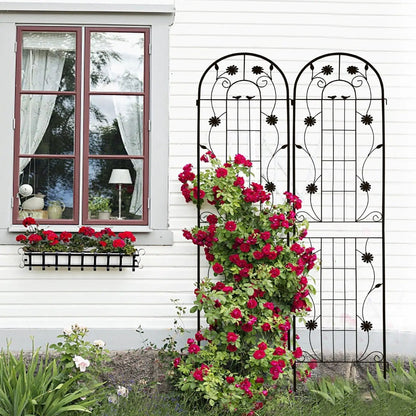 Metal Garden Trellis for Climbing Plants Outdoor