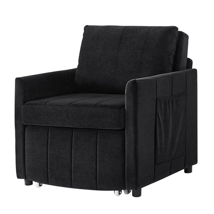Convertible Sleeper Sofa and Storage Pockets