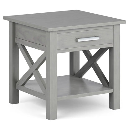 Kitchener Console Table gray with drawer and silver handle by Unique Piece Furniture on Tampa Home & Garden Store