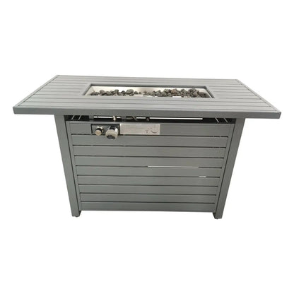 Outdoor Fire Pit Table With Lid Dual Fuel