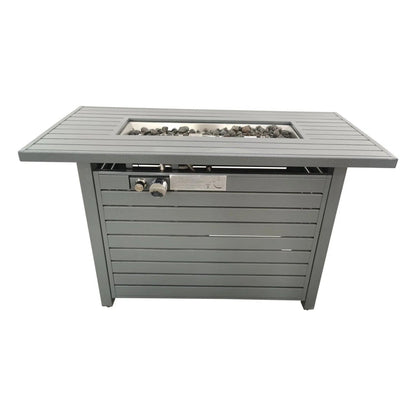Steel Outdoor Fire Pit Table and Dual Fuel