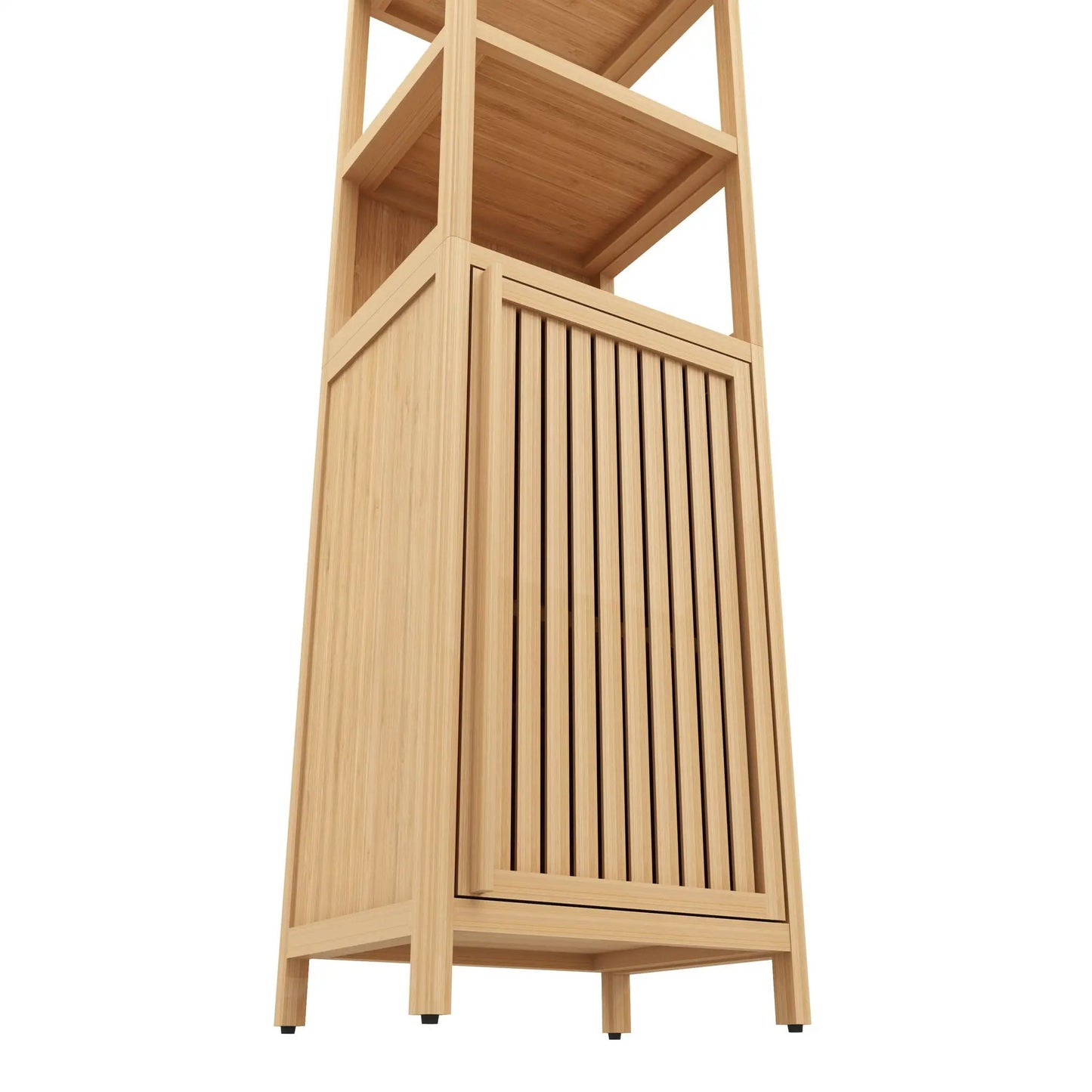 Storage Cabinet with Tall Tower for Bathroom