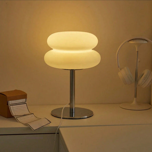 Lampe de table de bureau transfrontalière directe du fabricant, mini lampe de table décorative de chambre à coucher, Bauhaus postmoderne, veilleuse vintage simple