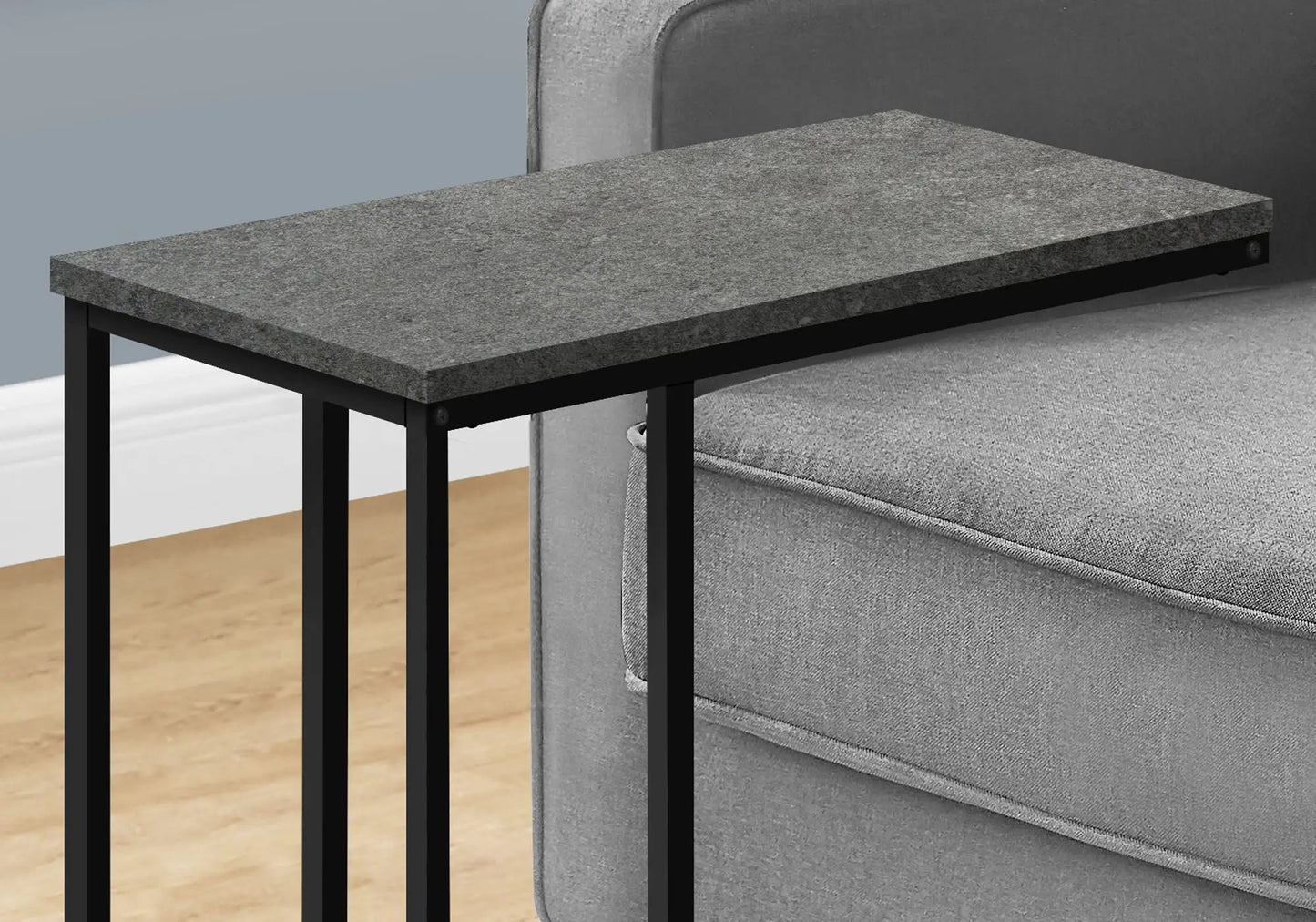 Accent Table C Shaped End Table Space Saving