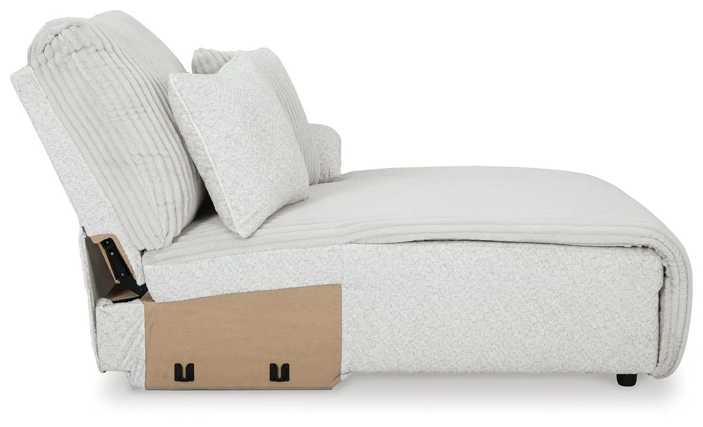 Top Tier Corduroy Reclining Sectional with Chaise