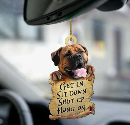 Car Pendant Sleeping Dog Angel Decor Hanging