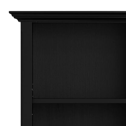 Amherst Five Shelf Bookcase Handcrafted Wood