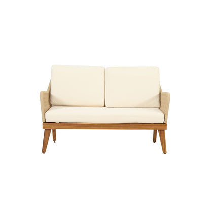 Hueber 4 Seater Outdoor Chat Set And Cushions