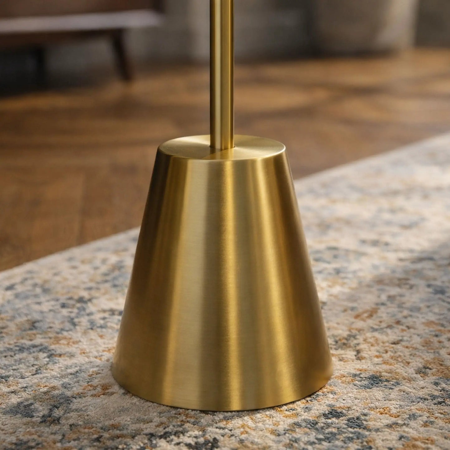 Lumina Floor Lamp With Rotary Switch Triple Spots