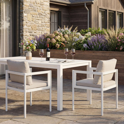 All Weather Outdoor Aluminum Dining Chairs