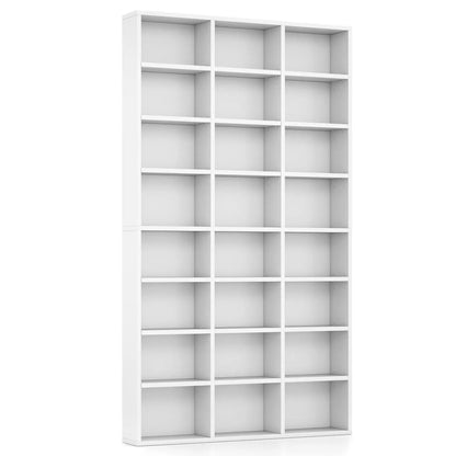 Tall Bookshelf With 24 Cube Storage Compartments